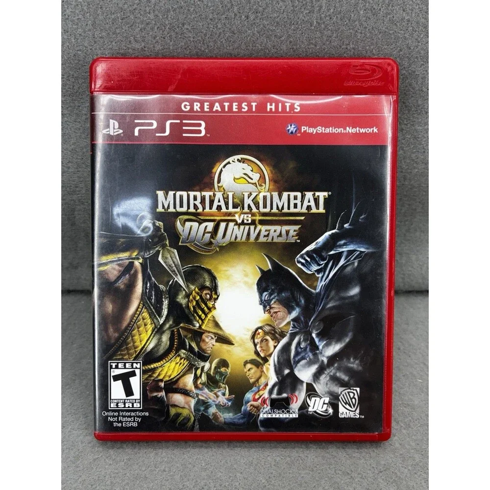 Mortal Kombat vs DC Universe Sony PlayStation 3 PS3 COMPLETE CIB Excellent Cond!
